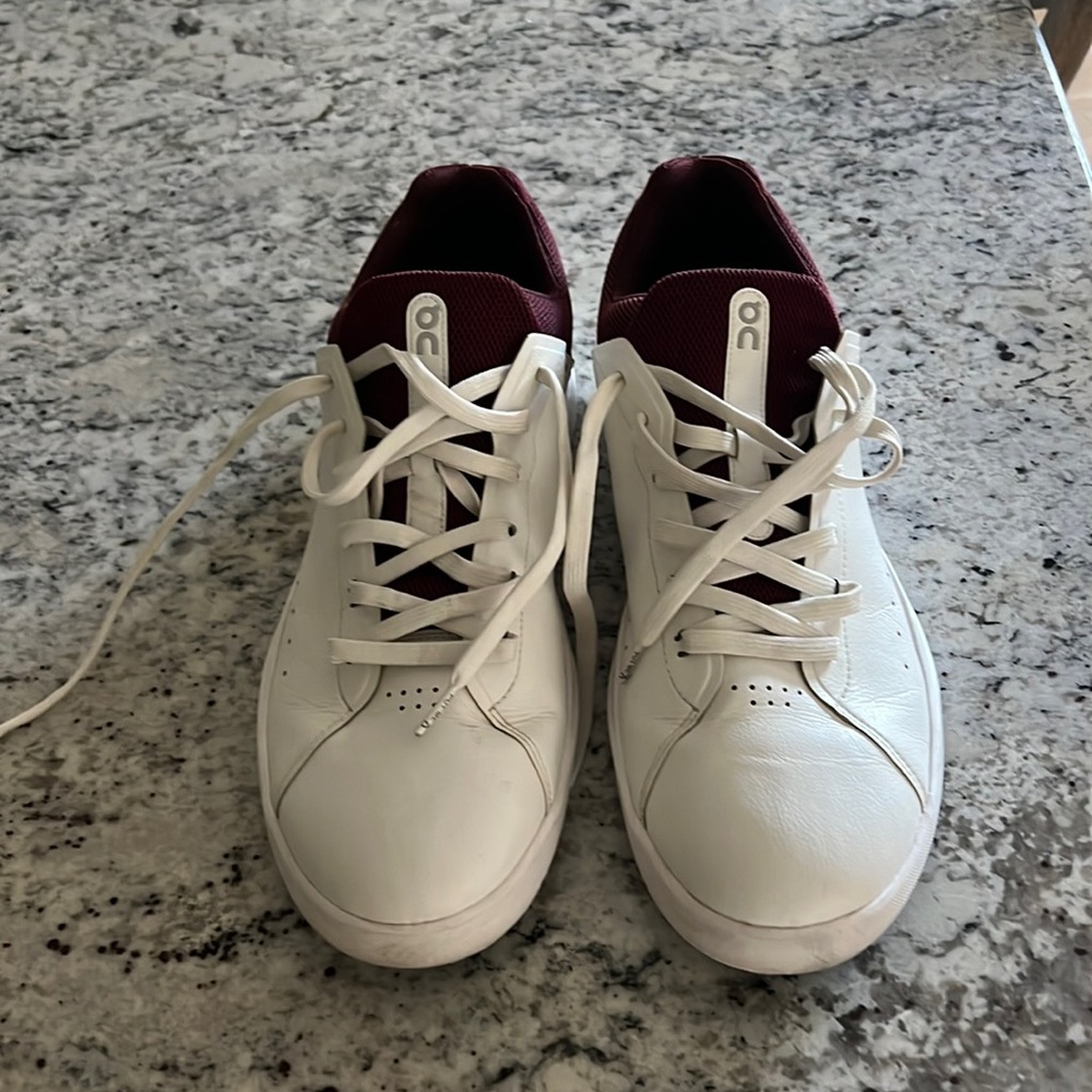 On Cloud The Roger Advantage CloudTec Running Tennis White Shoe